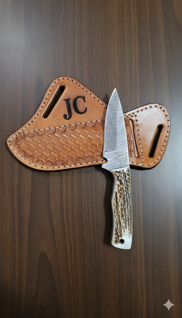π¦ Custom Handmade Deer Antler Skinning Knife