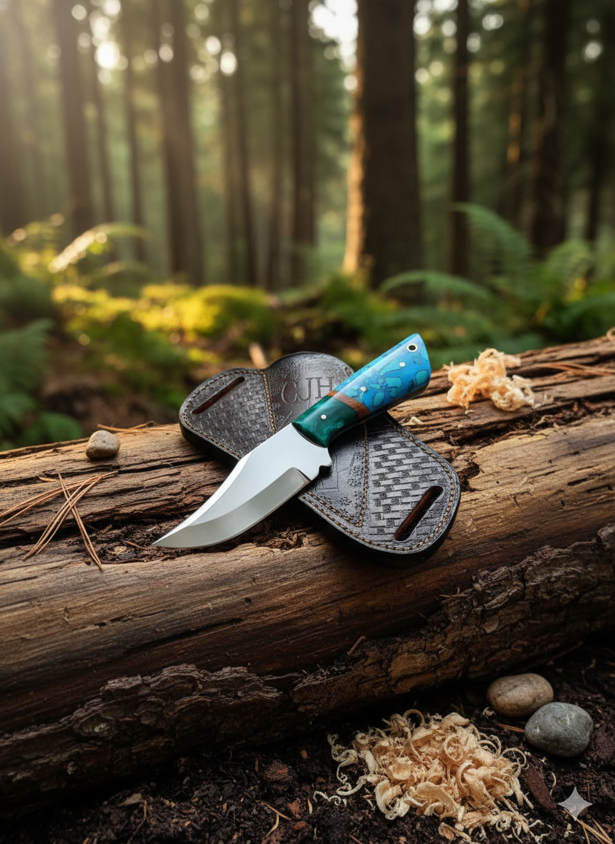 Custom’s Handmade Skinning Knife – Precision & Power 🔪🔥